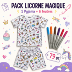 pack licorne magique pour enfants