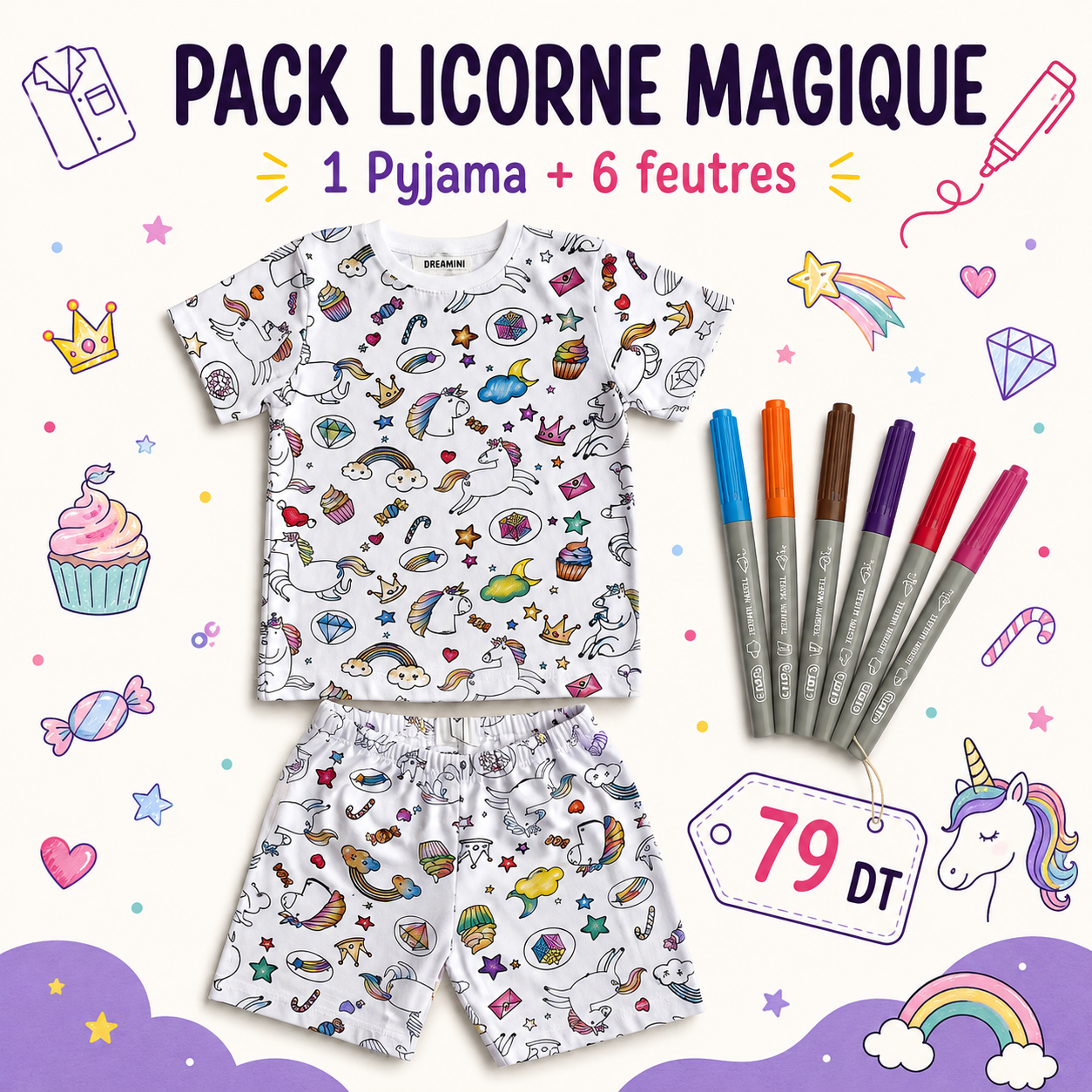 pack licorne magique pour enfants pack licorne magique pour enfants